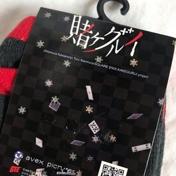 Kakegurui Kirari Mombami Chibi NWT No Show Adult One Size Socks Anime - Picture 4 of 4